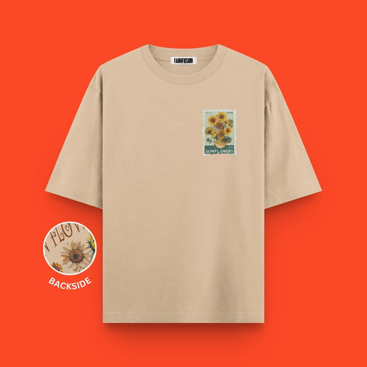 Van Gogh "Sunflowers" Oversized Tee