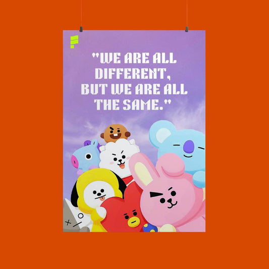 "DIFFERENT BUT SAME" - BTS ARMY"