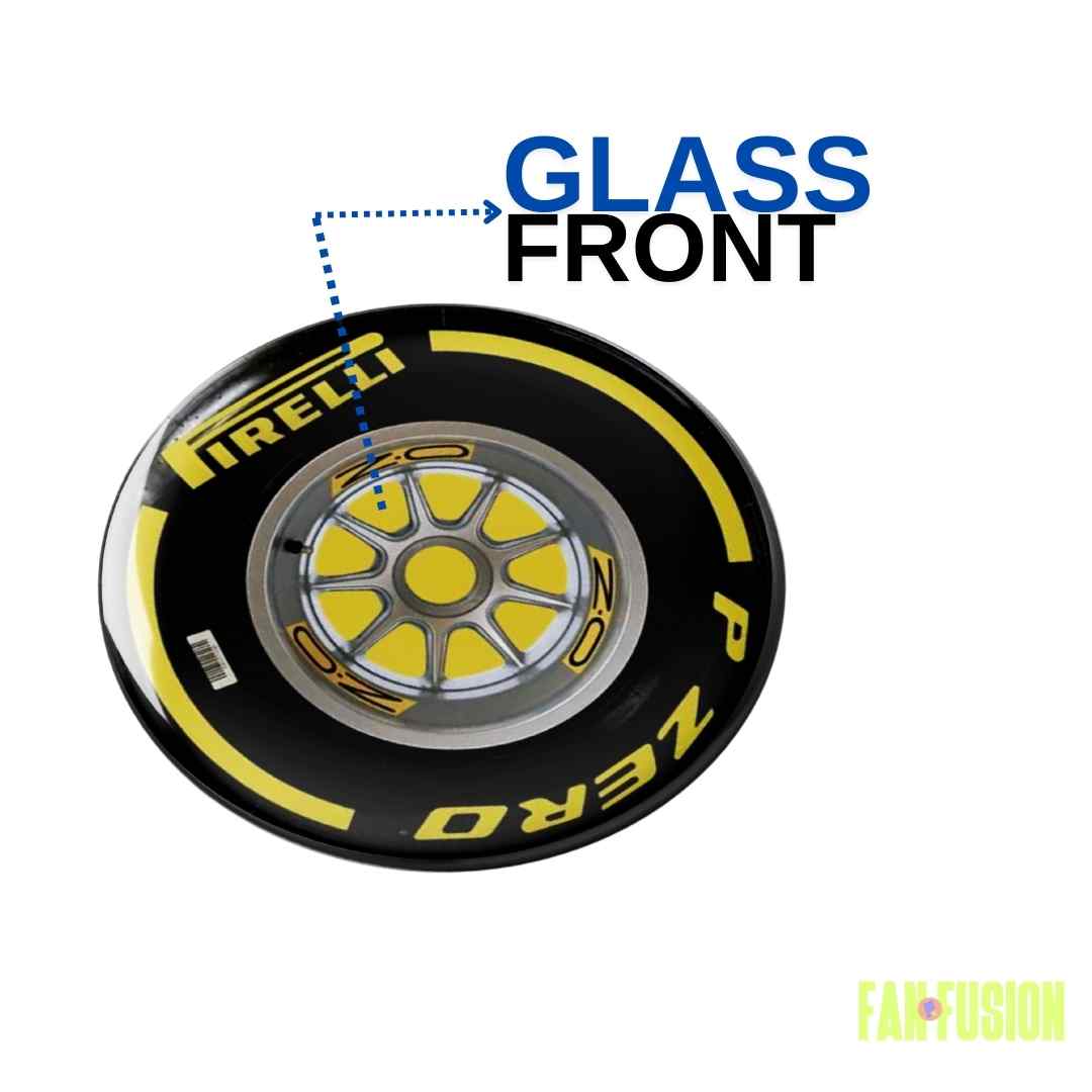 Pirelli P Zero Yellow-Themed Glass PopSocket